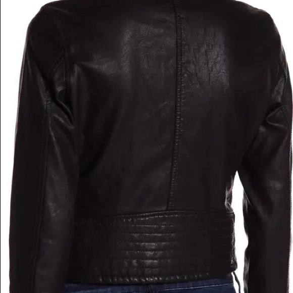 BLANKNYC Black Vegan Faux Leather Moto Jacket - Picture 3 of 7